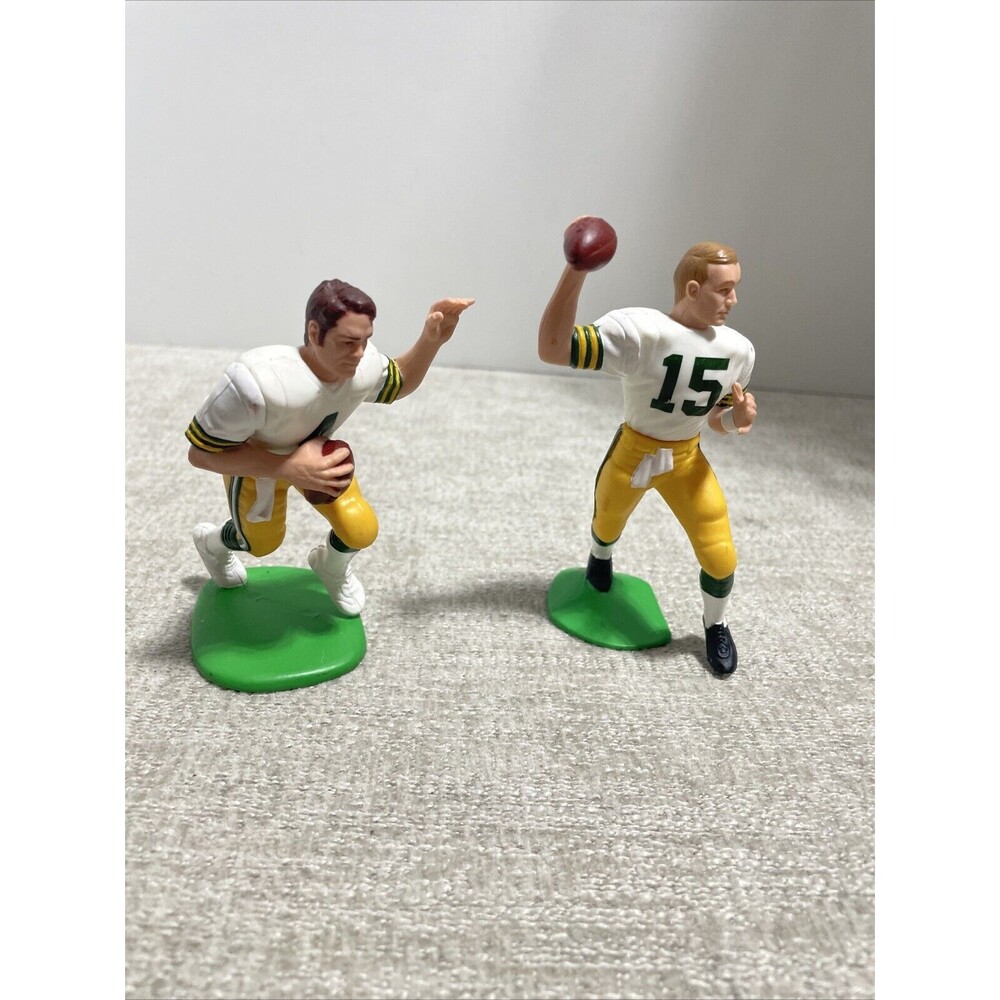 Starting Lineup Bart Starr Green And Favre Bay Packers Football NFL HOF MVP 1997